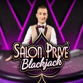 Blackjack Salon Privé slot visual from Ezugi available on xtraspinn.co.uk
