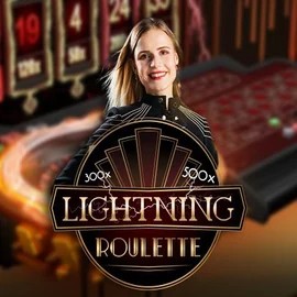 Lightning Roulette slot visual from Evolution available on xtraspinn.co.uk